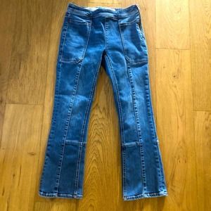 Anthro Pilcro & Letterpress Cropped Jeans